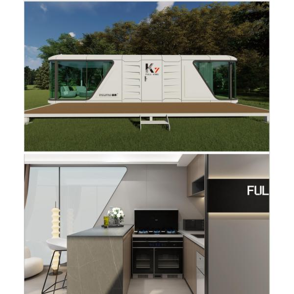 Luxury Mobile Home Prefabricated House Smart Capsule Room Portable Design