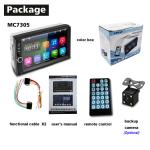 12 V 2 Din Car Stereo Touch Screen HD Led Monitor 61×43×33 Cm