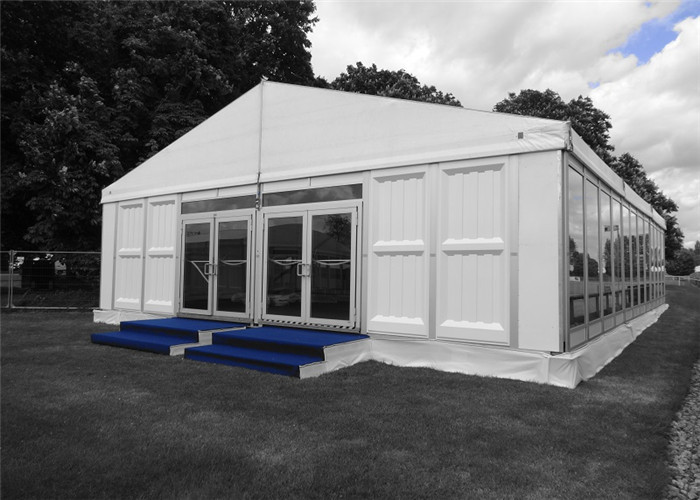 Waterproof Glass Wall Tents Outdoor White Garden Pavilion Canopies