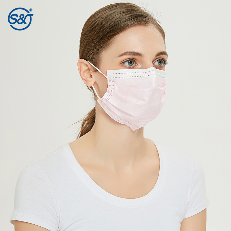 Fashion Dustproof Non-woven Medical Face Mask Full Protective Disposable White