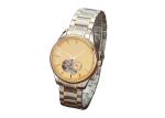 Index Hands Markers Stainless Steel Automatic Watch Male White / Black Face