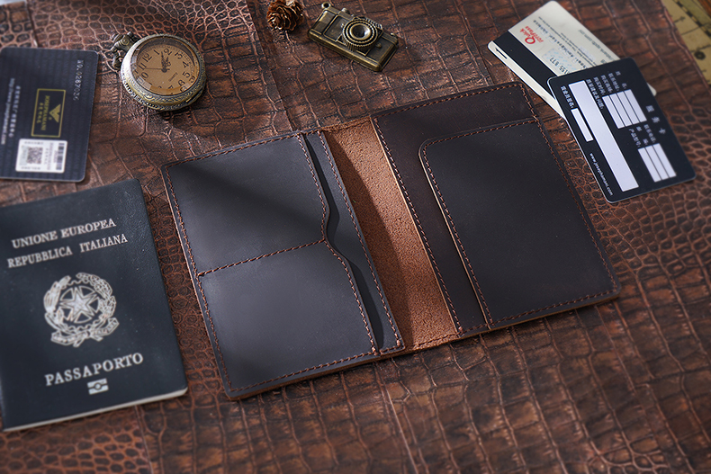 Low MOQ Mix Models Popular Men's Wallet Real Leather Bifold Wallet Customized