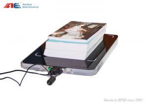 Wholesale ISO15693 Library RFID Reader Staff Workstation For Books Check In / Out Acrylic Surface from china suppliers