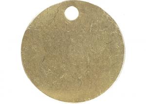 Wholesale Blank Tag Durable Brass Interlocking Stencils 1 Diameter 18 Gauge Thickness from china suppliers