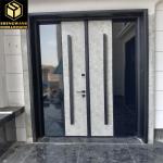 Swing Left Grey Homes Stainless Steel Swing Door House Door Opens Outward