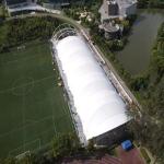Recyclable Steel Structure Stadium Anti Rust Prefab Metal Building Gym