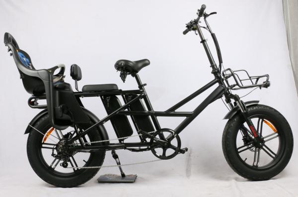 48V 750W 2022 Electric Fat Tire Bike with child seat , Electric Fat Tire Bicycle