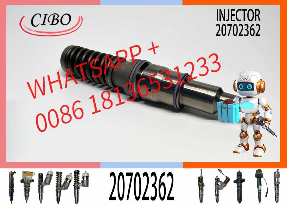 Injector 20702362 Mp7 MP8 Truck Parts 20547351 20708597 20747787 Engine Common Diesel Rail Fuel Injector