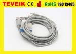 Kenz 10 lead EKG Cable, 103/106 ecg patient cable and leadwires Round 16pin