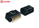OBD2 OBDII J1962 Male Connector Plug 16 Pin With Right Angle 90 Degree Pins Gold