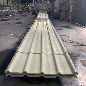 Wholesale Multi Color FRP Transparent Roof Sheet Fiberglass Translucent Roof Tile from china suppliers