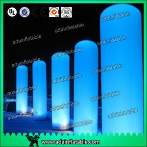 Wholesale Outdoor Event Decoration Oxford Cloth White LED Light Inflatable Pillar from china suppliers