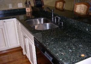 Wholesale Custom Kitchen Granite Slab Countertops Butterfly Green Color Polish Finished from china suppliers