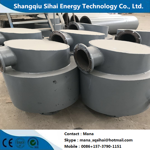 8-10Tons Daily Capacity Waste Tire Pyrolysis Machine 2200*6600mm