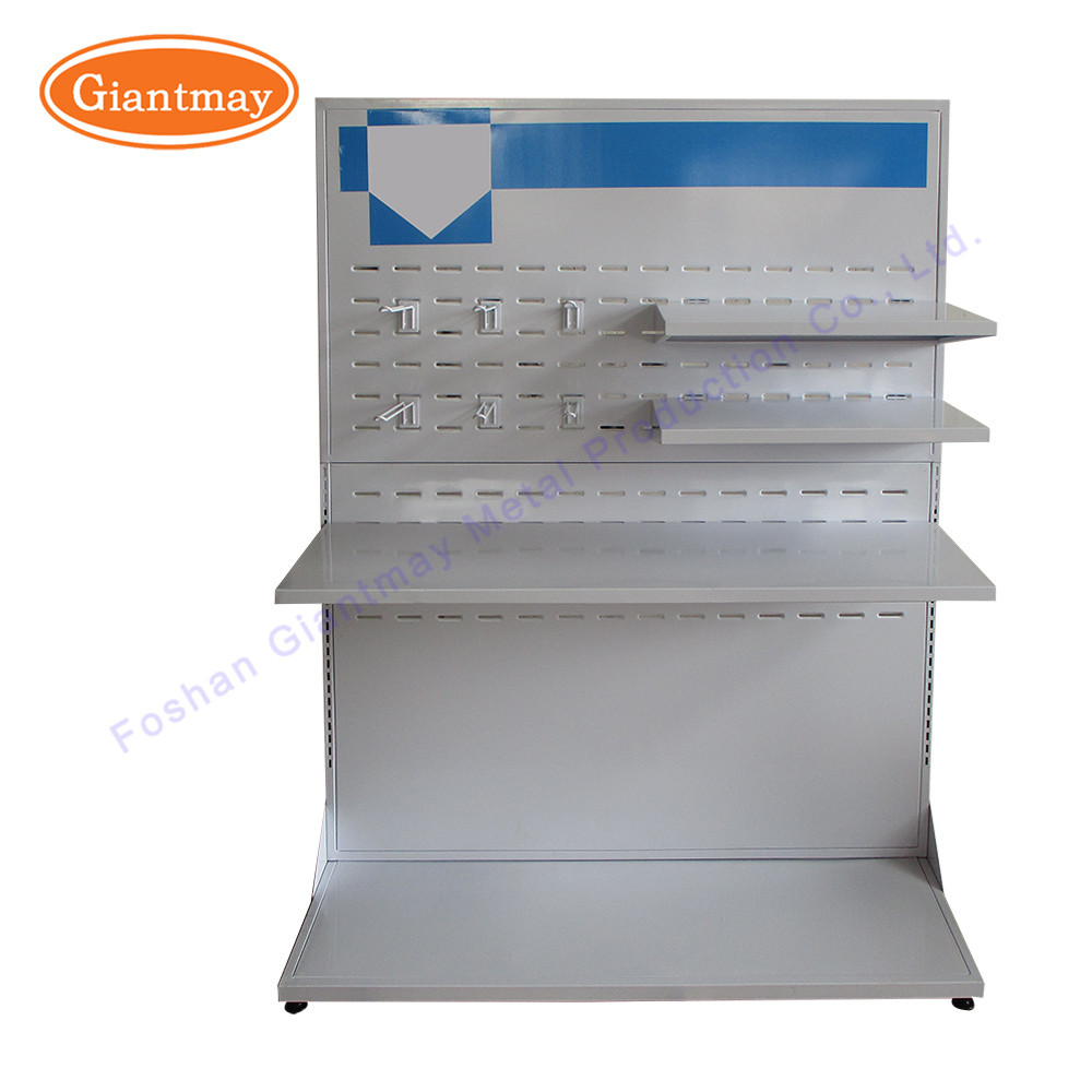 Multi-Function Cosmetic Retail Shop Display Perfume Slatwall Shelves