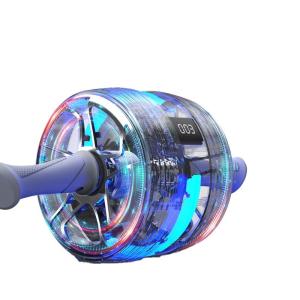 Wholesale LED Display Eco Fitness Gear Ab Wheel No Wobbly Reboundable Ab Wheel Roller Set from china suppliers