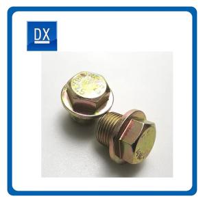 Wholesale Brass DIN 910 Oil Plug Cold Forging M18x1.5 Yellow from china suppliers