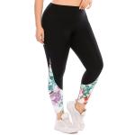 Printing Front Zip Gym Plus Size Two Piece Workout Sets Sleeveless Nylon Spandex