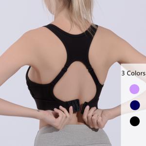 Wholesale 1 Pcs Custom Private Logo Printing 5 Style Collection Link 15 Colors Total Nylon Sports Bra from china suppliers