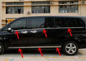 Wholesale Benz Vito 2016 Auto Body Trim Parts , Side Door Moulding and Window Bezels from china suppliers