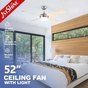 Wholesale MDF Blade Modern Ceiling Fan Led Light Contemporary Fans For Living Room from china suppliers