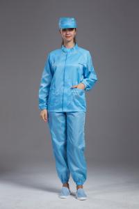 Wholesale Blue Clean Room Clothes Anti Static S-5XL Sized In Pharmaceutical Workshop from china suppliers