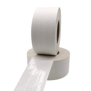 Wholesale Hot Melt Gummed White Kraft Paper Tape For Sealing Box from china suppliers