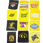 HACCP Custom Food Packaging Bags 210mm 3 Side Seal Flat Pouch