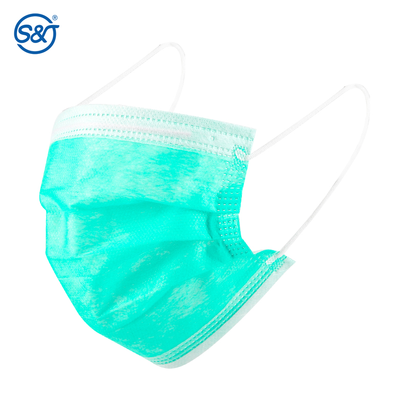 ISO13485 Factory surgical nonwoven 3 ply face mask for hospital and dental