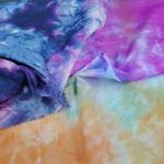 100% Nylon Tie Dyed Jersey Printed Microfiber Fabric 40D 150cm