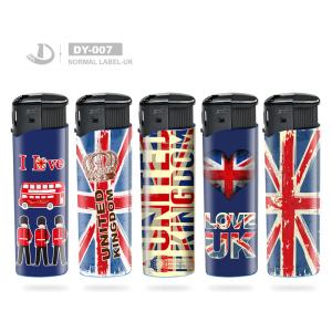 Wholesale Customized Packaging Normal Label UK Logo Electric Lighter 8.2*2.49*1.0 cm from china suppliers