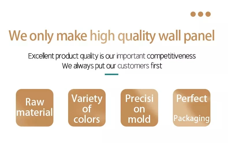 Customized Size PWC Wall Paneling Plastic Sheet de PVC Efecto Madera for SPC Wall Panel