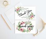 100 Count Recycled Greeting Cards , Wedding Greeting Cards Thank You Notes