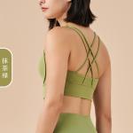 DOUBLE-SIDED BRUSHED CROSS BACK SPORTS UNDERWEAR SHOCK-PROOF PUSH-UP YOGA SPORTS