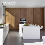 Classic Wood Kitchen Cabinet Affordable Price Customized Modern Wood Grain