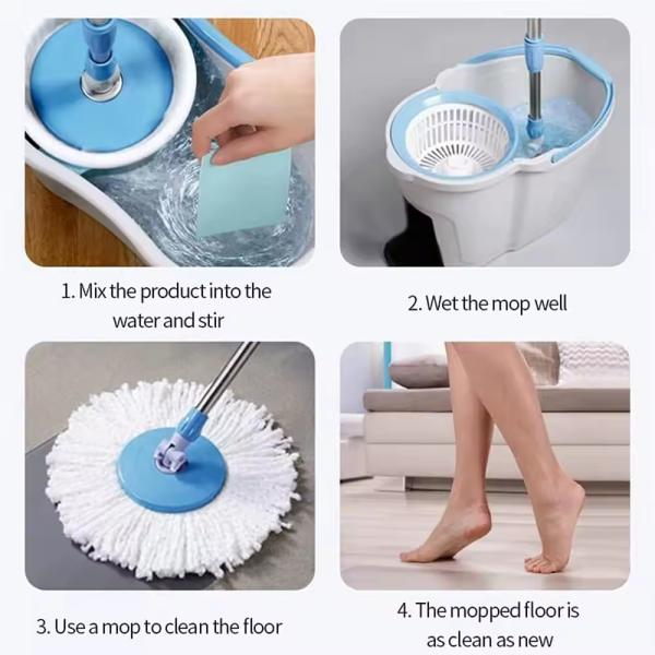 Household Eco Friendly Floor Cleaning Paper / No Phosphorus Floor Cleaning Sheets