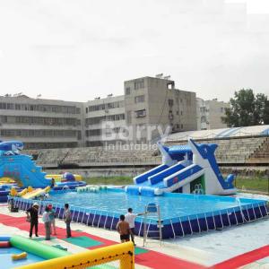 Wholesale Fire Resistance Waterproof PVC Swimming Pool 1m Height from china suppliers