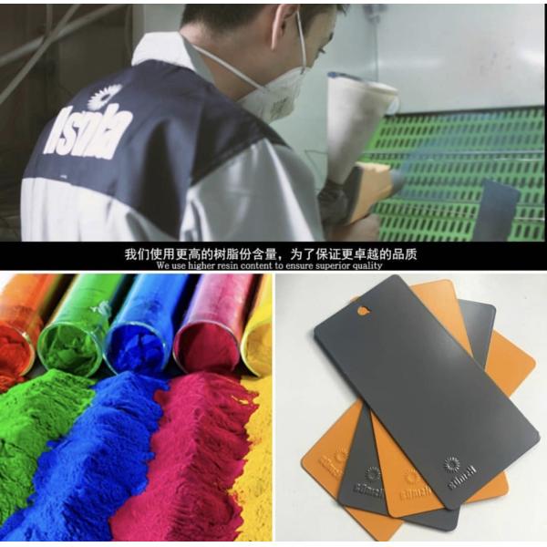 Semi Gloss Satin Polyester Spray Paint Powder Coating RAL Color