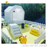 Kids Party Rental Equipment Ball Pit Balls Toddler Bounce House White Soft Play