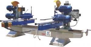 China Double  cutting off saw machines for wooden and pvc blind slats on sale
