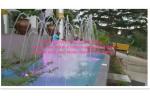 Crystall Ball Single Spray Small Swimming Pool Light Fixtures Outdoor