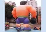 5m high cutom shape advertising inflatable fitness muscle man for GYM promotion