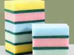 Anti Ultraviolet Kitchen Cleaning Sponge Lightweight Colorful Kitchen Sponges