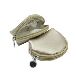 Wholesale Handmade Leather Jewelry Bag Mini Size For Girl Free Logo OEM / ODM Service from china suppliers