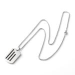Personalized, fashionable, simple accessories, stainless steel high-end pendant,