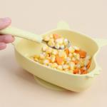 Baby Silicone Food Feeder Spoon and Fork Customized Silicone Products Heat