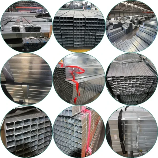 20×20 25×25 30×30 Galvanized Square Pipe RHS SHS 2x2 Galvanized Square Tubing