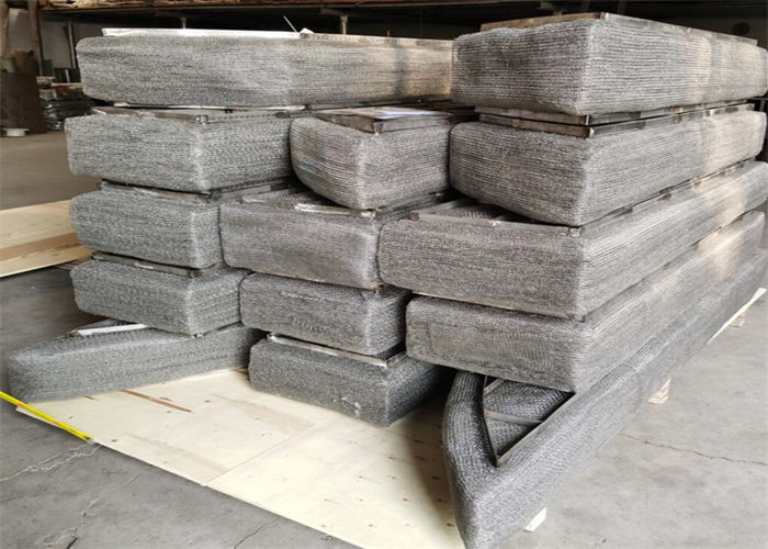 Oil Water Separation SS316L Demister Pad Demister Mat Customized Shape / Size