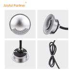 Ultra Thin IP67 Waterproof Recessed 2W LED Outdoor Inground Lighting SS316 Cover
