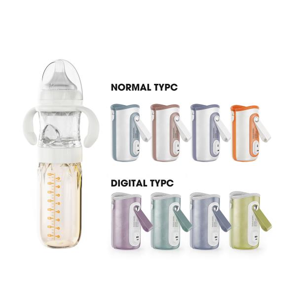 Night Feeding USB charger electric heating warmer Formula dispenser glass baby